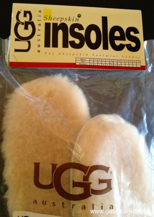 Retail packaging for UGG Replacement Sheepskin Insoles