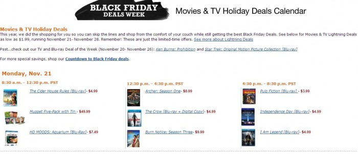 Amazon Black Friday Videos
