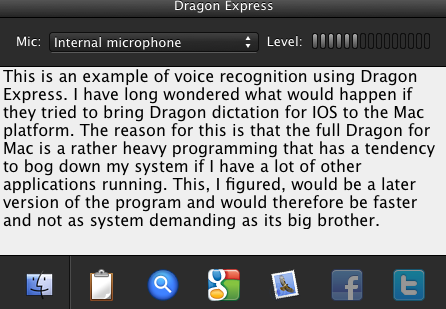 Nuance Releases Dragon Express; Just Don't Call It Dragon for Mac Light