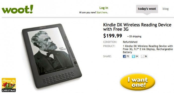Kindle DX Woot