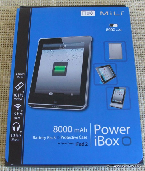 MiLi Power iBox 8000mAh Battery Charger Case for iPad 2 review