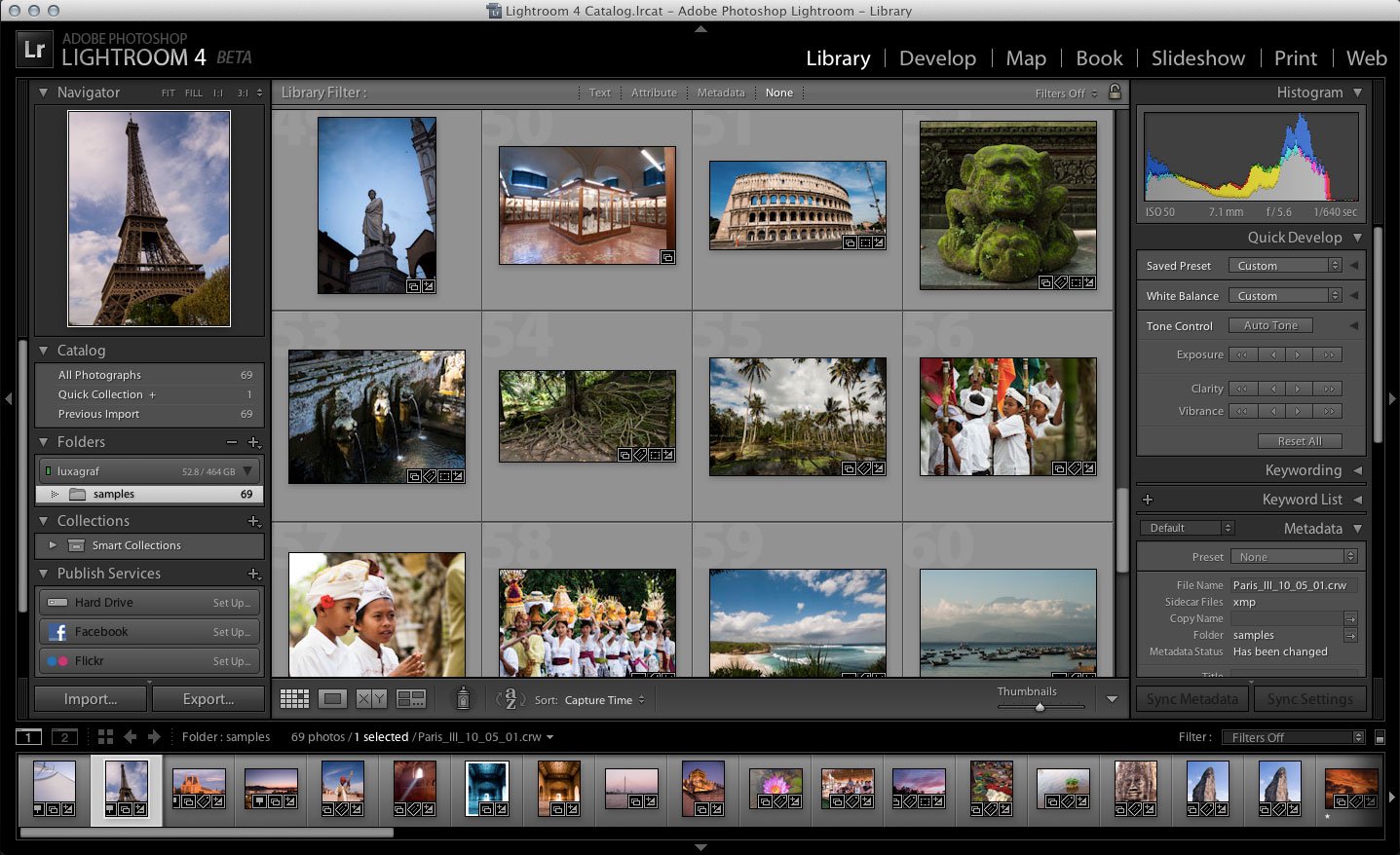 adobe lightroom 4 software