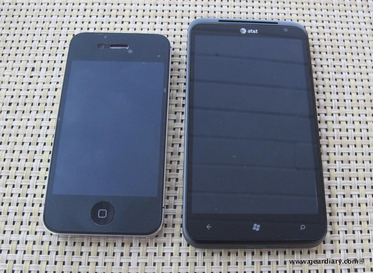 Comparing the iPhone 4s Hardware to the HTC Titan and Dipping into the Windows Phone User Interface
