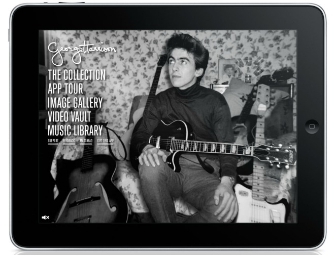 George Harrison iPad App Tests How Much You Will Pay for Nostalgia and Guitar Info