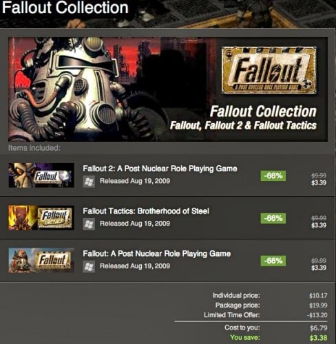 Fallout Collection Sale1