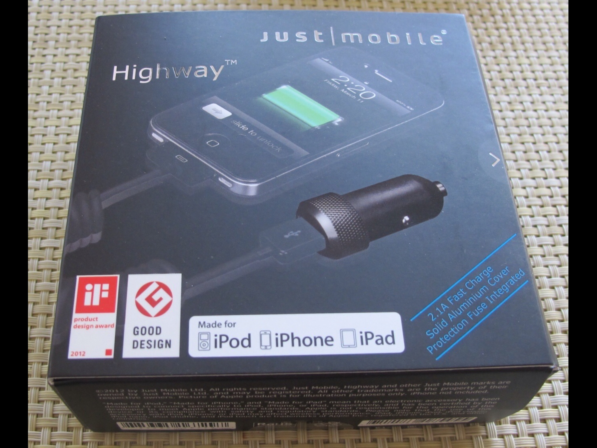 Just Mobile Highway Car Adapter for iPad and iPhone review