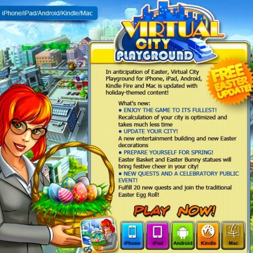 Virtual City Playground Easter