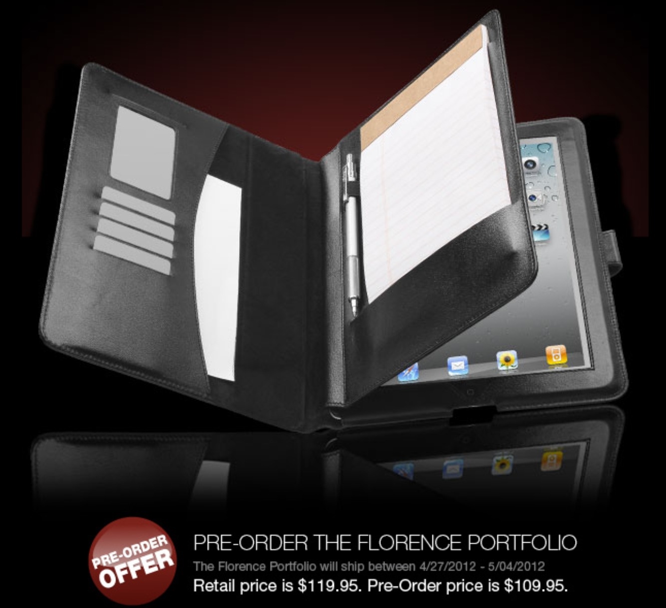 Pre-Order the Sena Florence Portfolio for iPad and Save