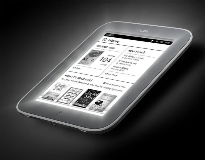 Barnes & Noble NOOK with Glowlight Breaks into Television