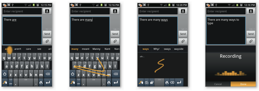 Nuance Introduces Swype Platform for Android, Mobile Keyboards the Way They Were Meant to Be