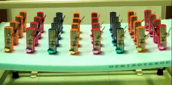 Physics Wins, as 32 Out of Sync Metronomes End Up Synchronizing