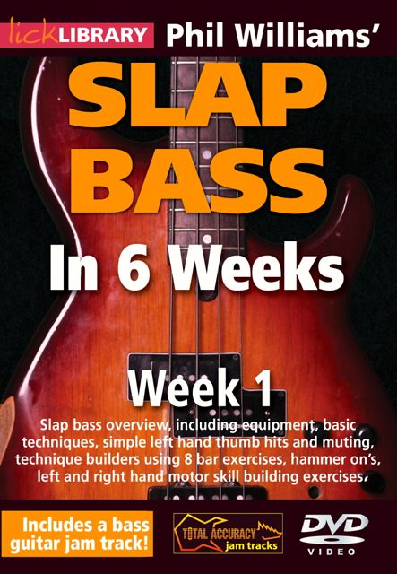 Learn Slap Bass in Six Weeks Instructional DVD