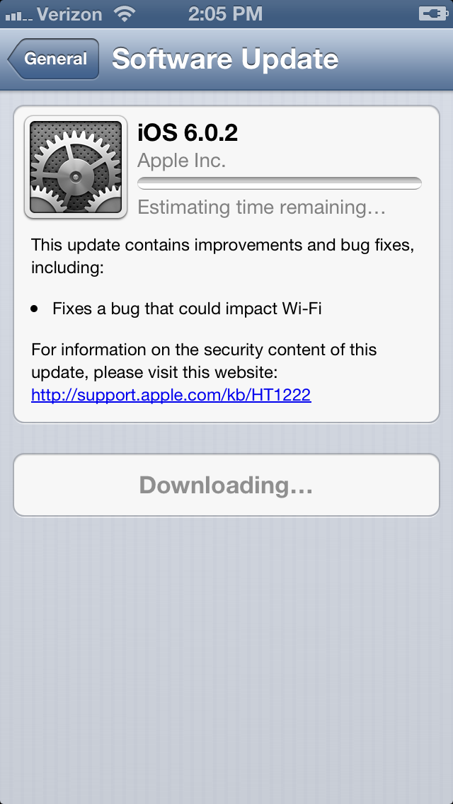 Apple Releases iOS 6.0.2 Software Update to Fix iPhone 5, iPad Mini WiFi Bug