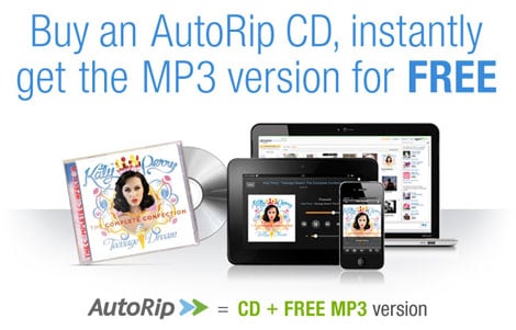Amazon Introduces “Amazon AutoRip”, Giving Customers Free MP3 Versions of Purchased CDs