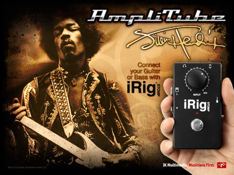 AmpliTube Jimi Hendrix for iPad Review