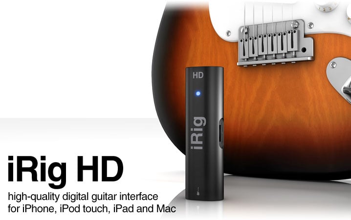 IK Multimedia Introduces the iRig HD Guitar Interface