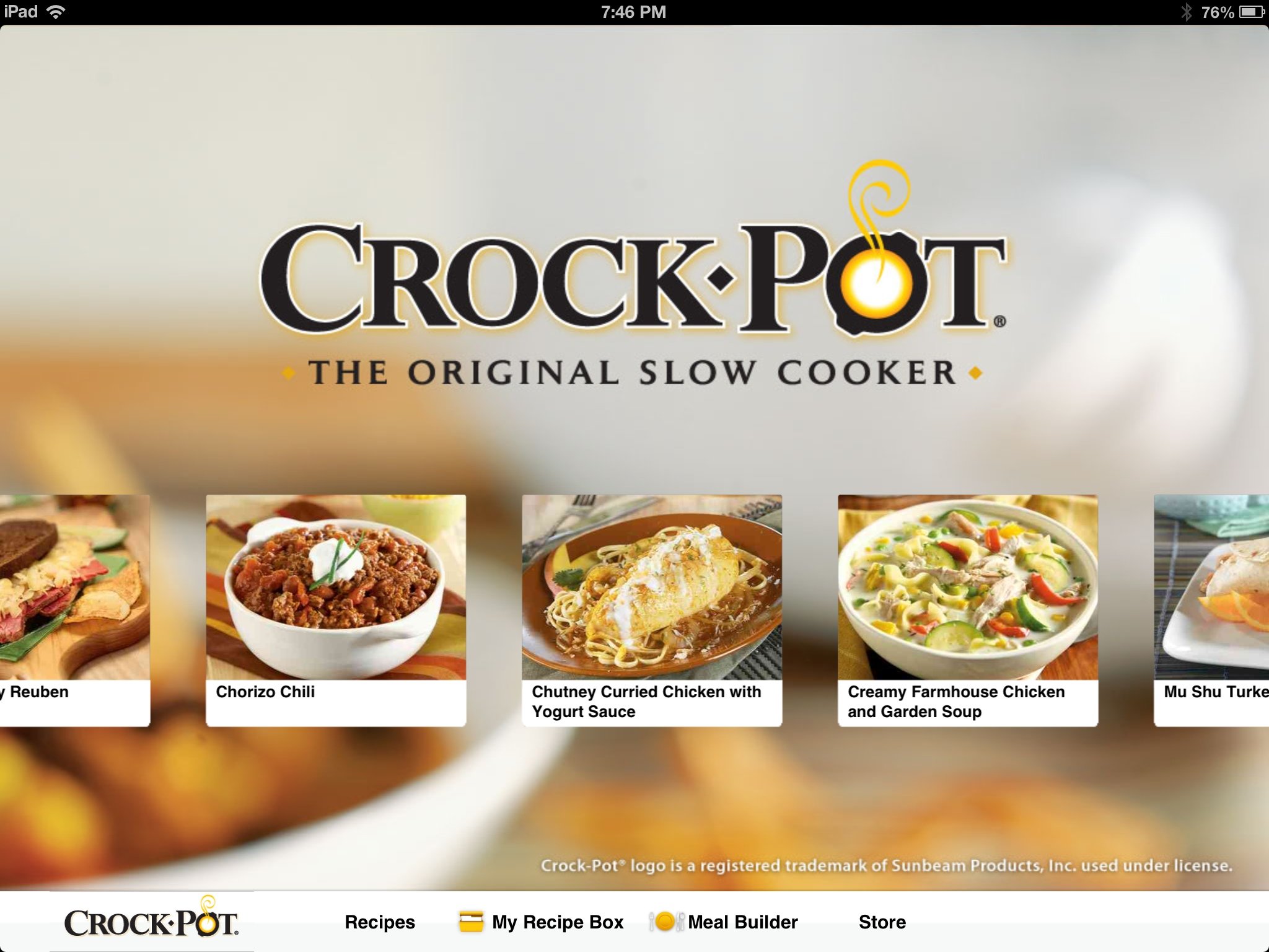 Crock-Pot Recipe App Review