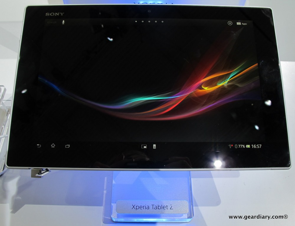 The Sony Xperia Z Android Tablet