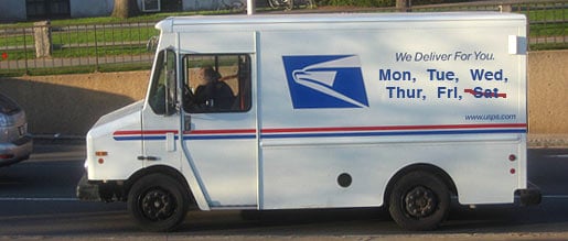 USPS Saturday Service Cut: The Revolution Will Not Be Sitting in Your Saturday Mailbox