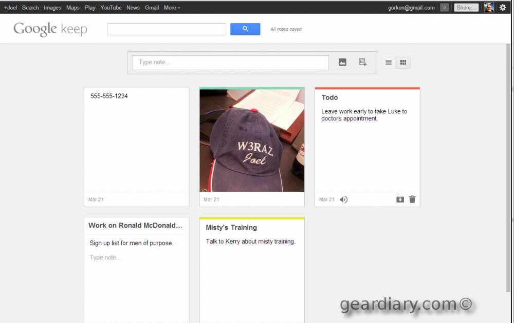 Google Keep Review - Neat Freaks Need Not Apply 4 Google Keep Review - Neat Freaks Need Not Apply
