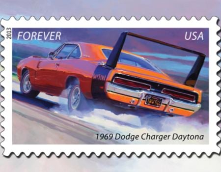 Muscle Car Stamp Images courtesy US Postal Service