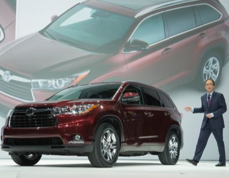 2014 Toyota Highlander introduced at the New York Auto Show