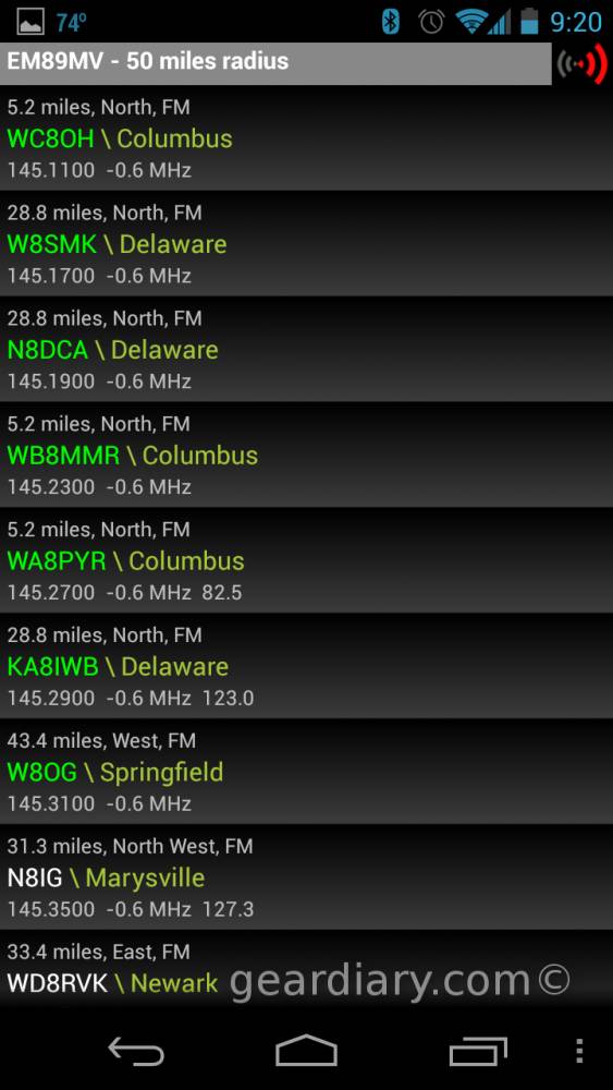 RepeaterBook for Android App Review 7 RepeaterBook for Android App Review