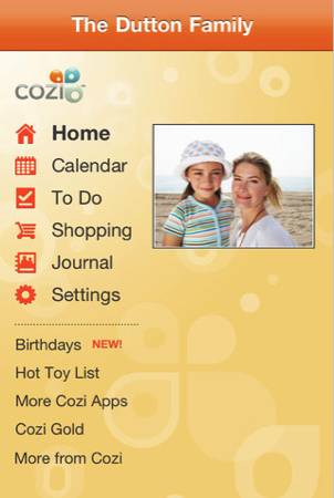 Cozi Family Organizer for iPhone and iPad