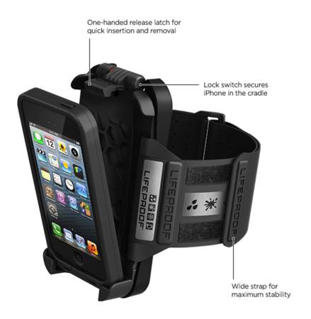 LifeProof fre and Arm Band for iPhone 5