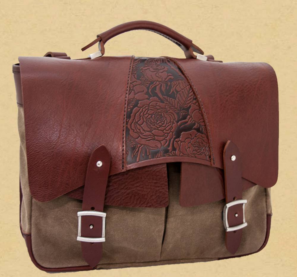 Oberon Design Laptop Messenger Bag 13" Review - One Leather and Canvas Bag to Rule Them All 9 Oberon Laptop Messenger Bag