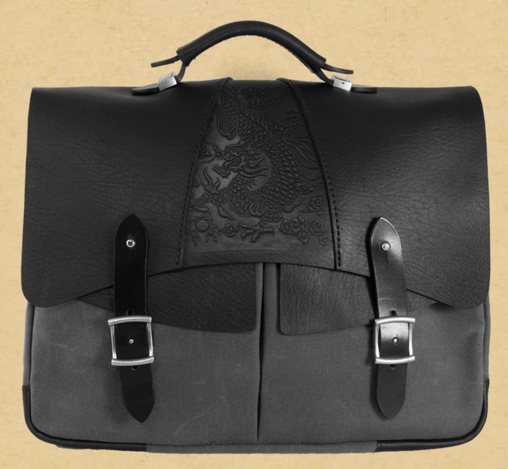 Oberon Design Laptop Messenger Bag 13" Review - One Leather and Canvas Bag to Rule Them All 7 Oberon Laptop Messenger Bag