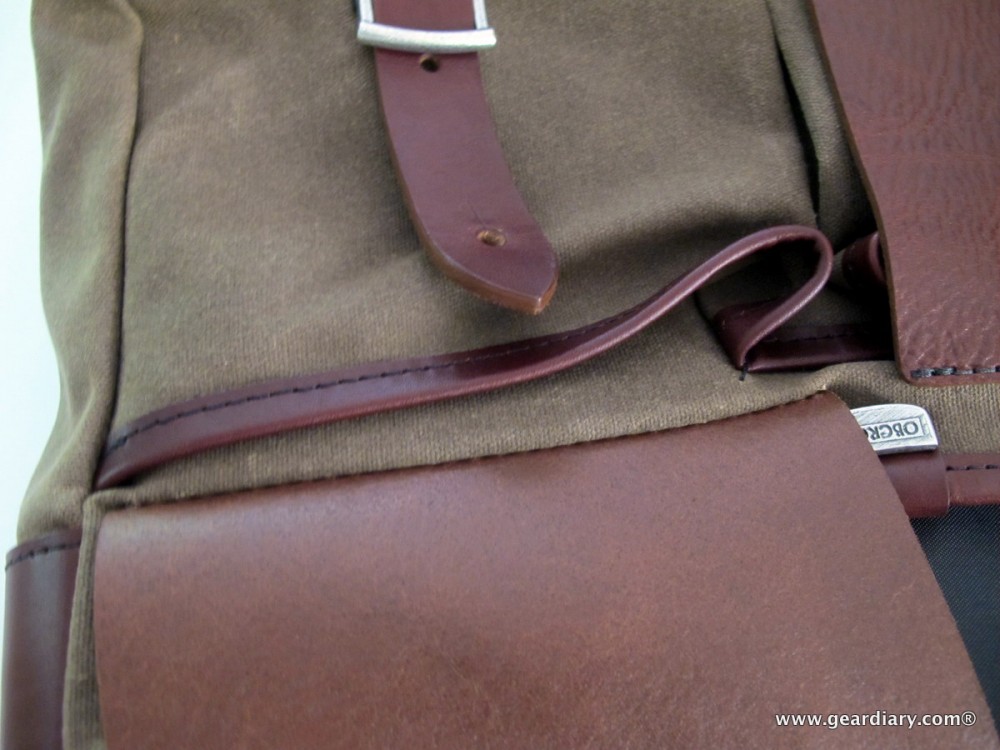 Oberon Design Laptop Messenger Bag