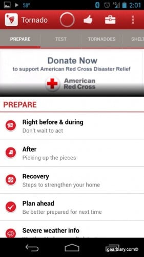 Tornado - American Red Cross for Android Review