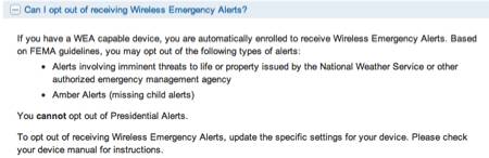 Wireless Emergency Alerts Coming to ATT iPhone Customers