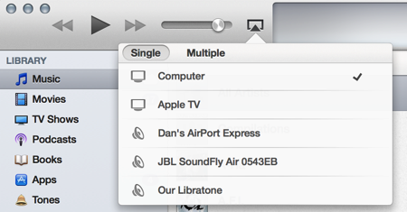 how to airplay from mac when button isnt there