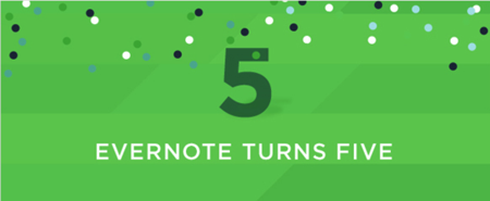 Evernote Turns Five-