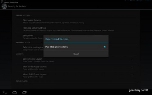 Serenity Plex Media Server Client for Android and GoogleTV Review