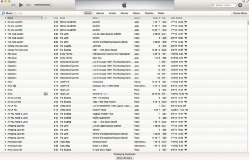 Clean Up iTunes with 'Show EXACT Duplicate Items' Command