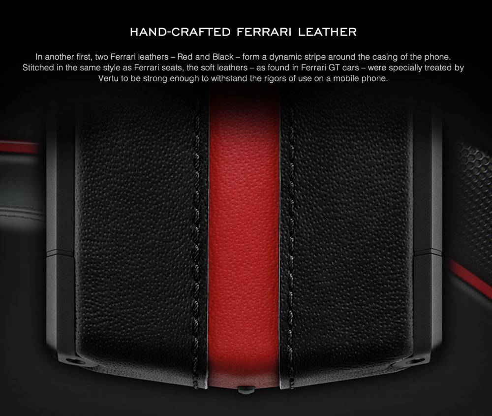 Vertu Ferrari Ti Limited Edition - Inspired by the Ferrari F12 Berlinetta