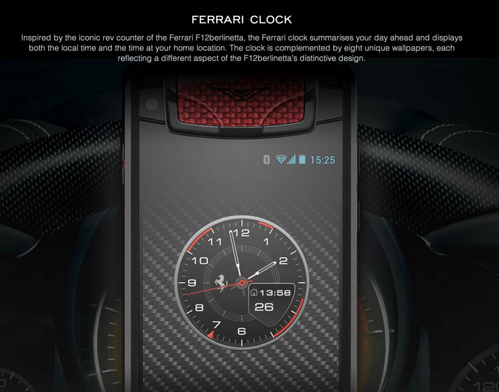 Vertu Ferrari Ti Limited Edition - Inspired by the Ferrari F12 Berlinetta