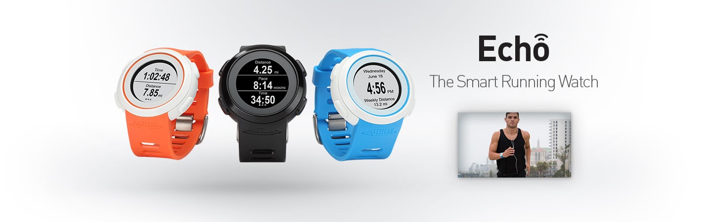 Magellan's Echo Smart Running Watch - Leverages Your Smartphone and Integrates Fitness Apps