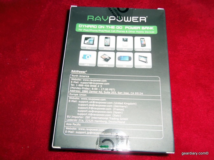 RAVPower RP-PB07 10400mAh Portable External Battery Pack Charger Review