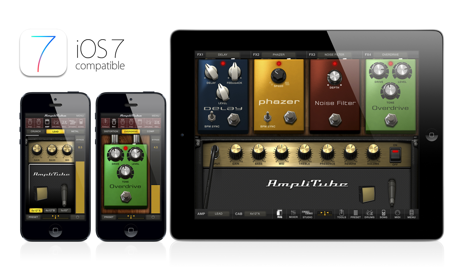 IK Multimedia's AmpliTube adds support for iOS 7 and Inter-App Audio