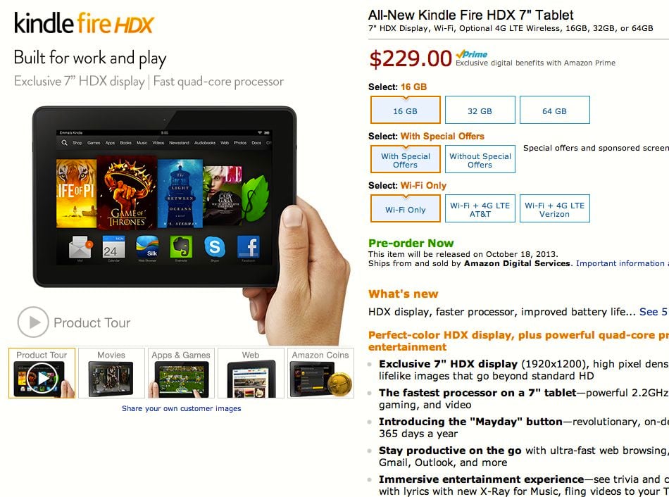 Three New Kindle Fire Models Launched, Highlight Differences Between Amazon and Apple