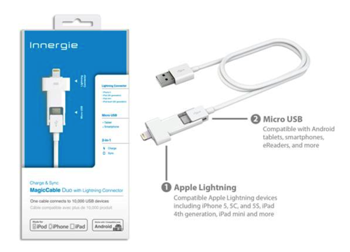 The MagiCable Duo with Lightning Connector - a First World Problem Solved