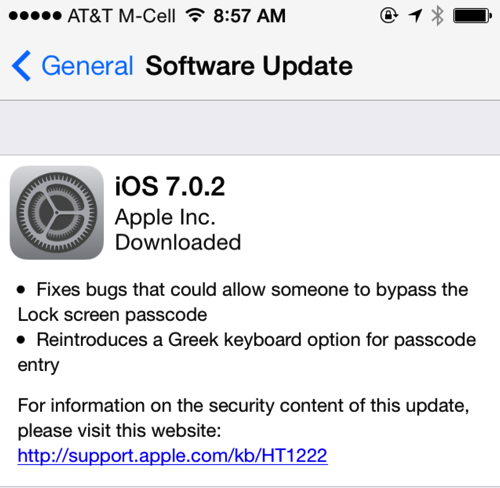 Now That Was Fast- iOS 7 Updated… Again