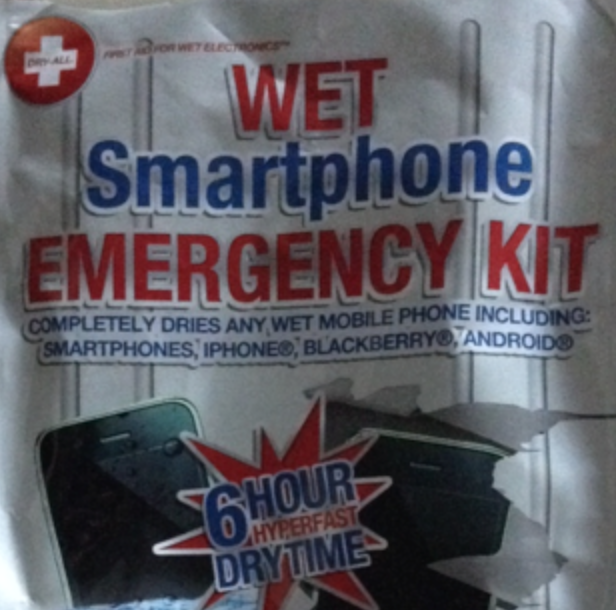 Own a Smartphone? Order a Wet Smartphone Emergency Kit NOW!