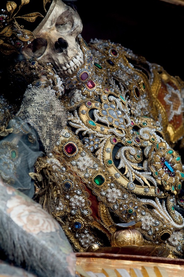 Spectacular Even in Death - Jeweled Skeletons of the Catacomb Saints