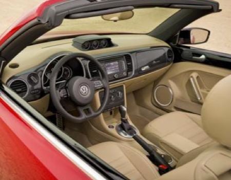 2014 VW Beetle Convertible Interior