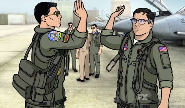 This 'Archer-ized' Version of the Top Gun 'Danger Zone' Video Is Awesome